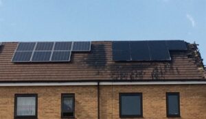 Solar Panels after a roof fire